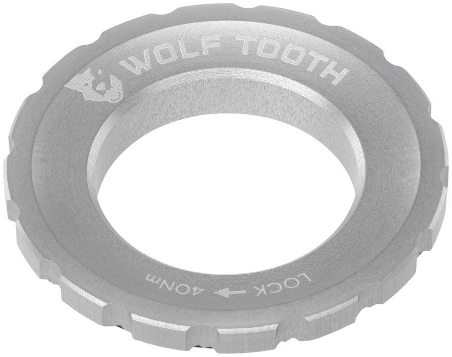 Wolf Tooth CenterLock Rotor Lockring - External Splined Silver