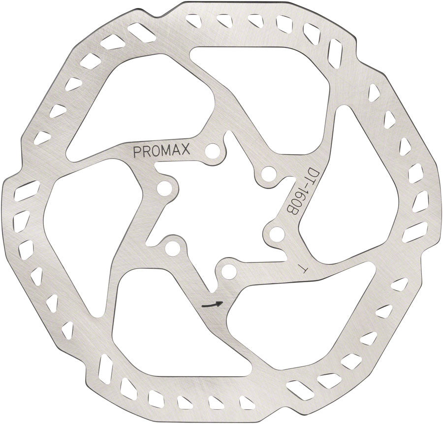 Promax Endurance E1 Disc Brake Rotor - 160mm 6-Bolt Silver