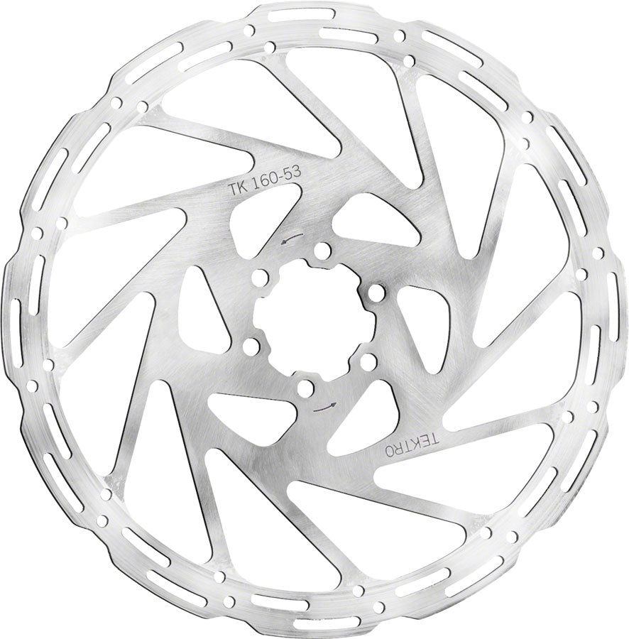 Tektro TR203-53 Disc Rotor - 203mm 6-Bolt 1.8mm Thickness For 4-Piston Calipers Silver