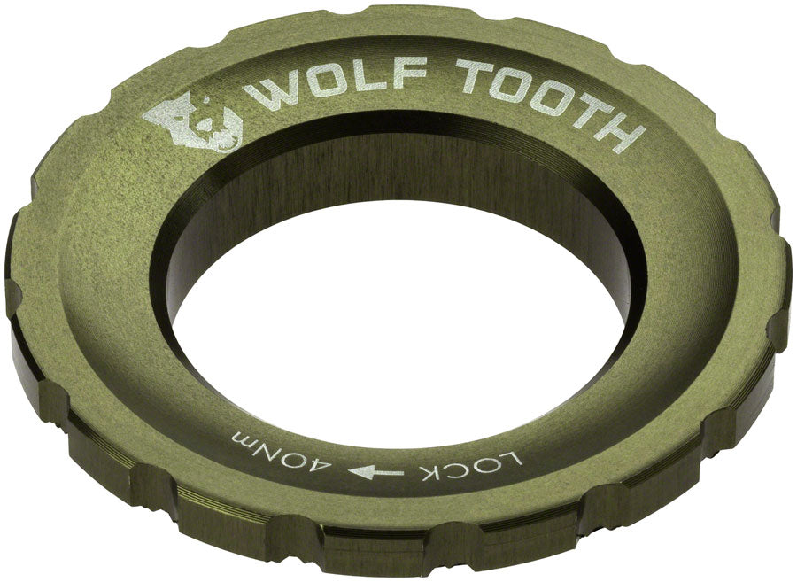 Wolf Tooth CenterLock Rotor Lockring - External Splined Olive