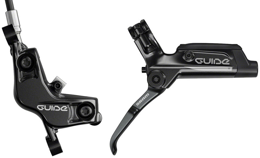 SRAM Guide T Disc Brake and Lever - Front Hydraulic Post Mount Black A1