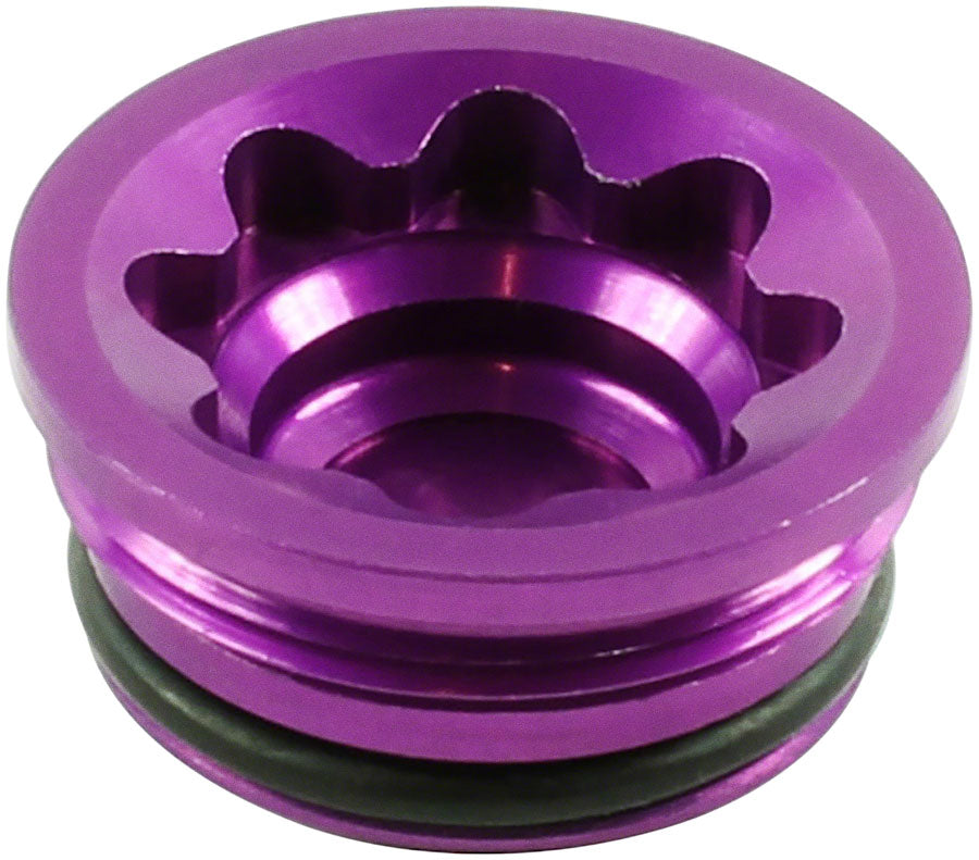 Hope V4 Large Disc Brake Caliper Bore Cap - Purple