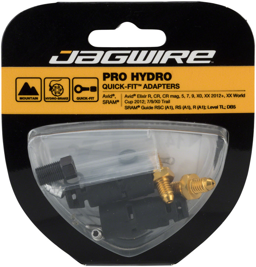 Jagwire Pro Quick-Fit Adapters Hydraulic Hose - Fits SRAM DB5 Guide Level Avid Elixir Trail XX