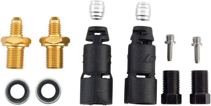 Jagwire Pro Quick-Fit Adapters Hydraulic Hose - Fits SRAM Guide Level Avid Code DB Elixir Juicy