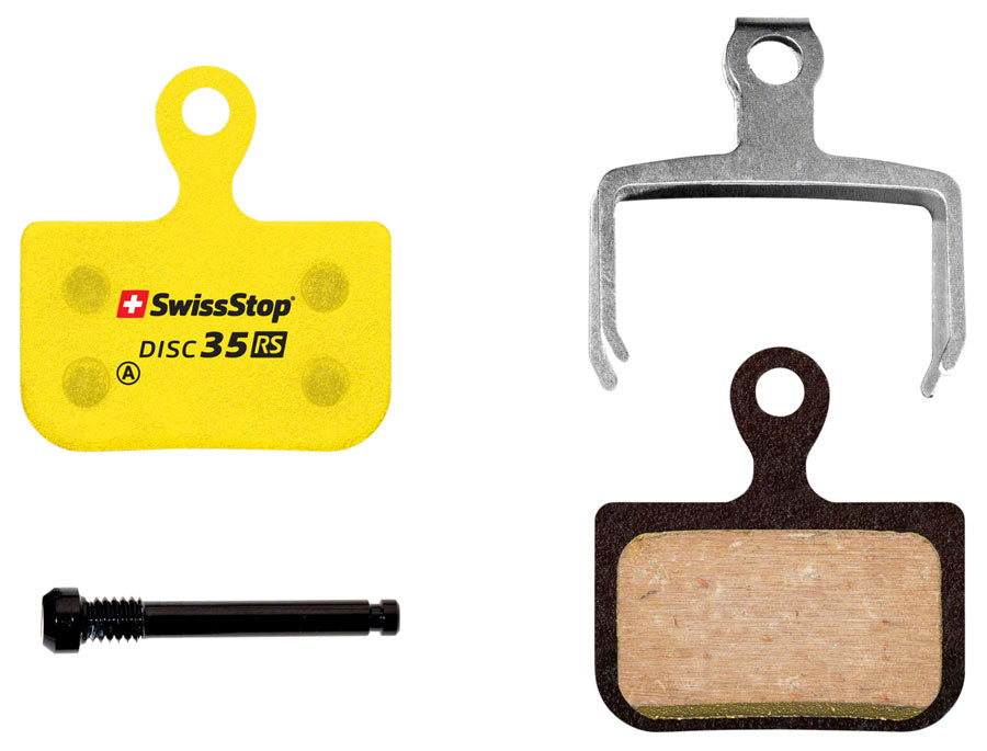 SwissStop Disc 35 RS Disc Brake Pads Shape: SRAM Level/2 Piece Road Organic Pair