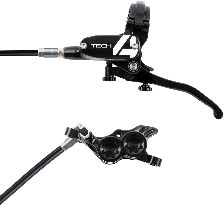 Hope Tech 4 E4 Disc Brake and Lever Set - Rear Hydraulic Post Mount Black