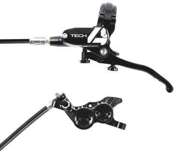 Hope Tech 4 V4 Disc Brake and Lever Set - Rear Hydraulic Post Mount Black