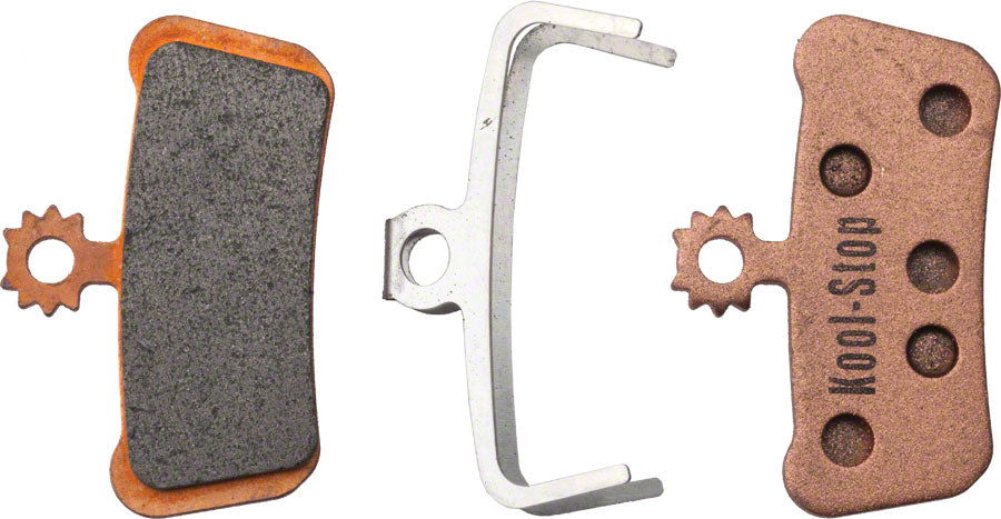 Kool-Stop Disc Brake Pad Avid/SRAM - Sintered Copper Plated Backplate Fits SRAM Guide Avid XO/Elixir Trail