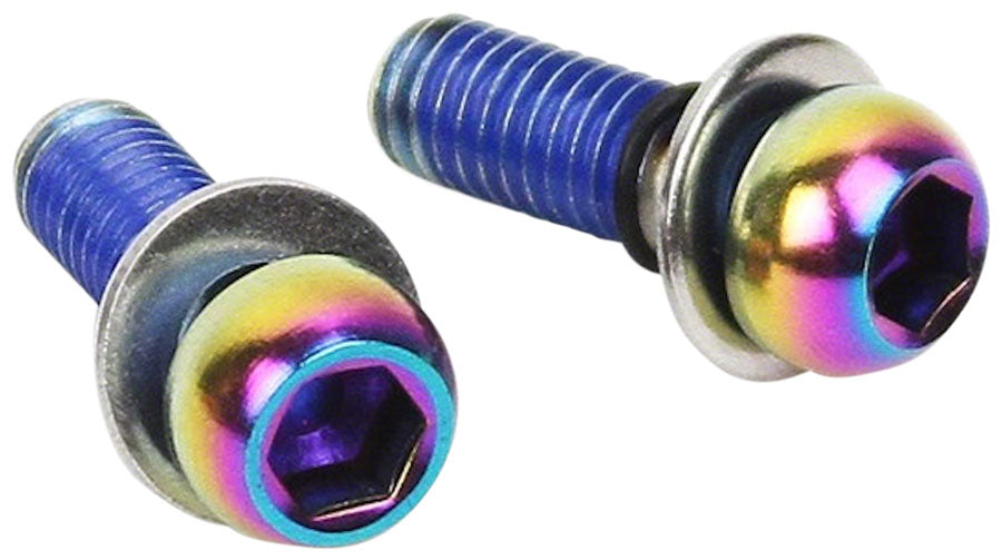 SRAM Caliper Mounting Hardware Direct Standard Mount - Stainless Rainbow Bolts