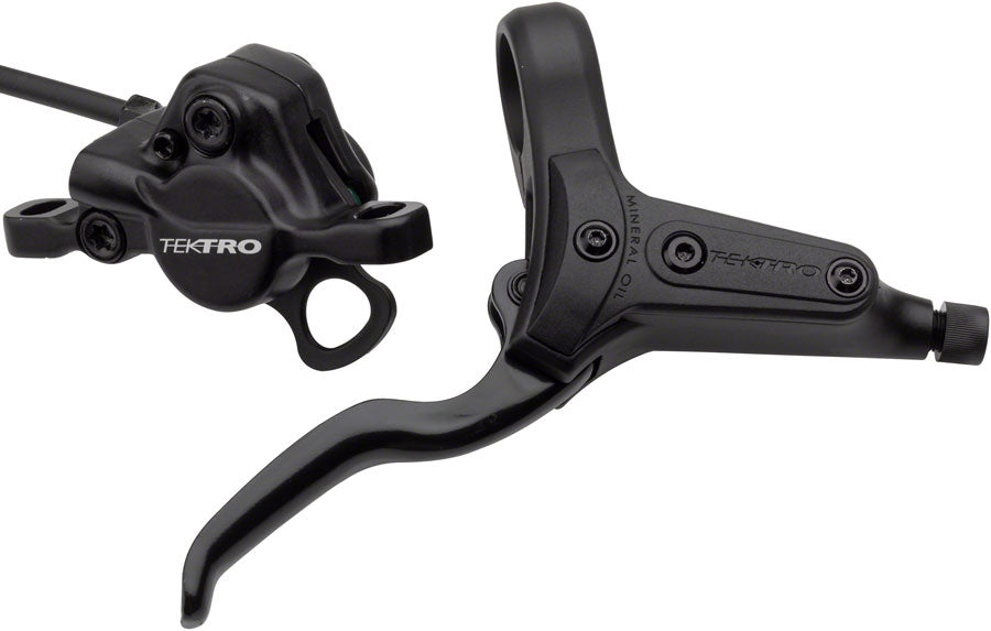 Tektro HD-M285 Disc Brake and Lever - Rear Hydraulic Post Mount Black