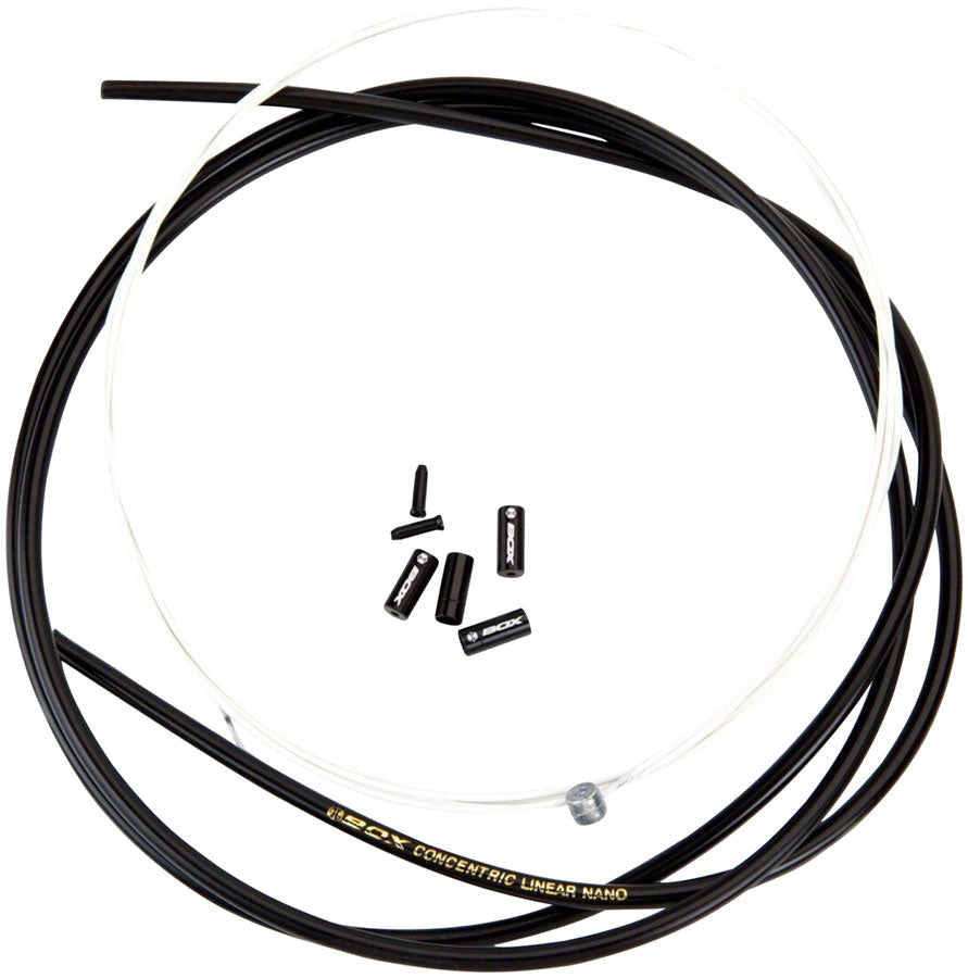 BOX Concentric Cable/Housing Kit Rear Brake - Black
