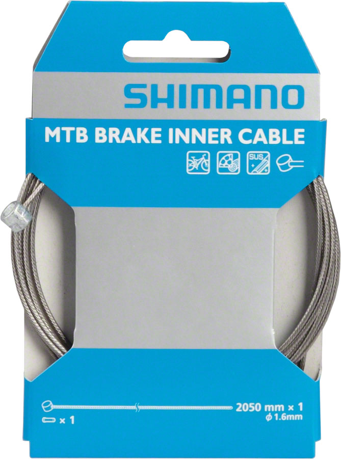 Shimano Stainless Mountain Brake Cable 1.6 x 2050mm
