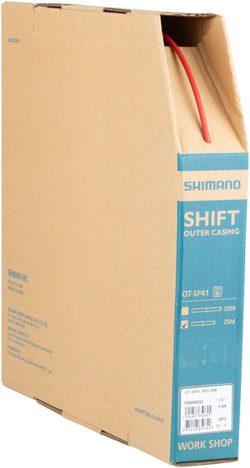 Shimano OT-SP41 Derailleur Housing - 25m Red