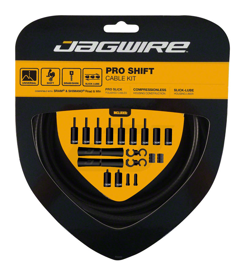 Jagwire Pro Shift Kit Road/Mountain SRAM/Shimano Stealth Black