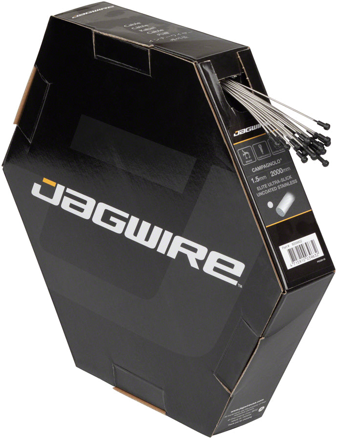 Jagwire Elite Ultra-Slick Brake Cable 1.5x2000mm Polished Slick Stainless Campagnolo Box of 25