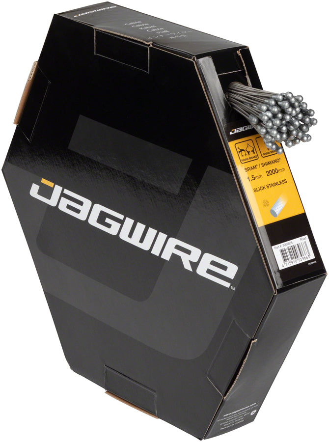 Jagwire Sport Brake Cable 1.5x2000mm Slick Stainless SRAM/Shimano Road Box of 100