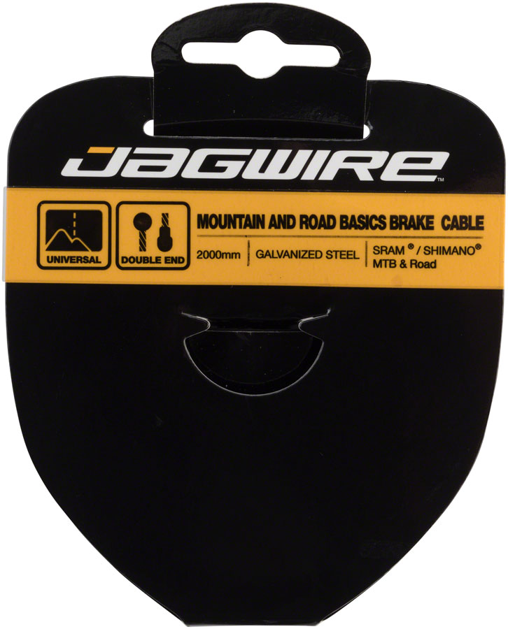 Jagwire Brake Cable Basics 1.6x2000mm Galvanized SRAM/Shimano MTB &amp; Road