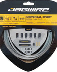 Jagwire Universal Sport Brake Cable Kit Braided White