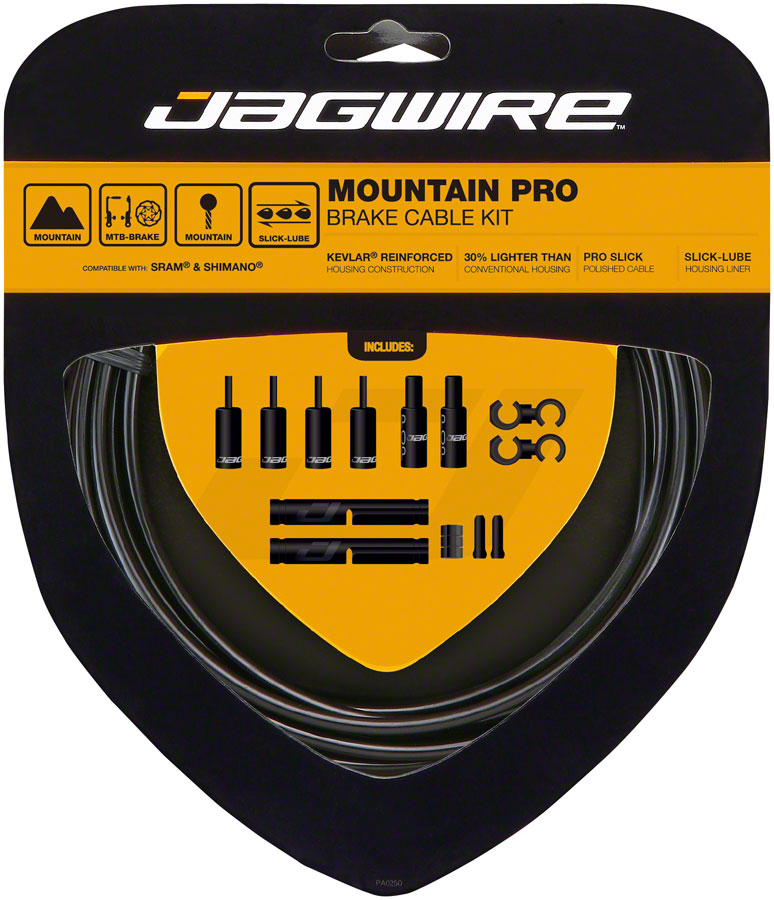 Jagwire Pro Brake Cable Kit Mountain SRAM/Shimano Black