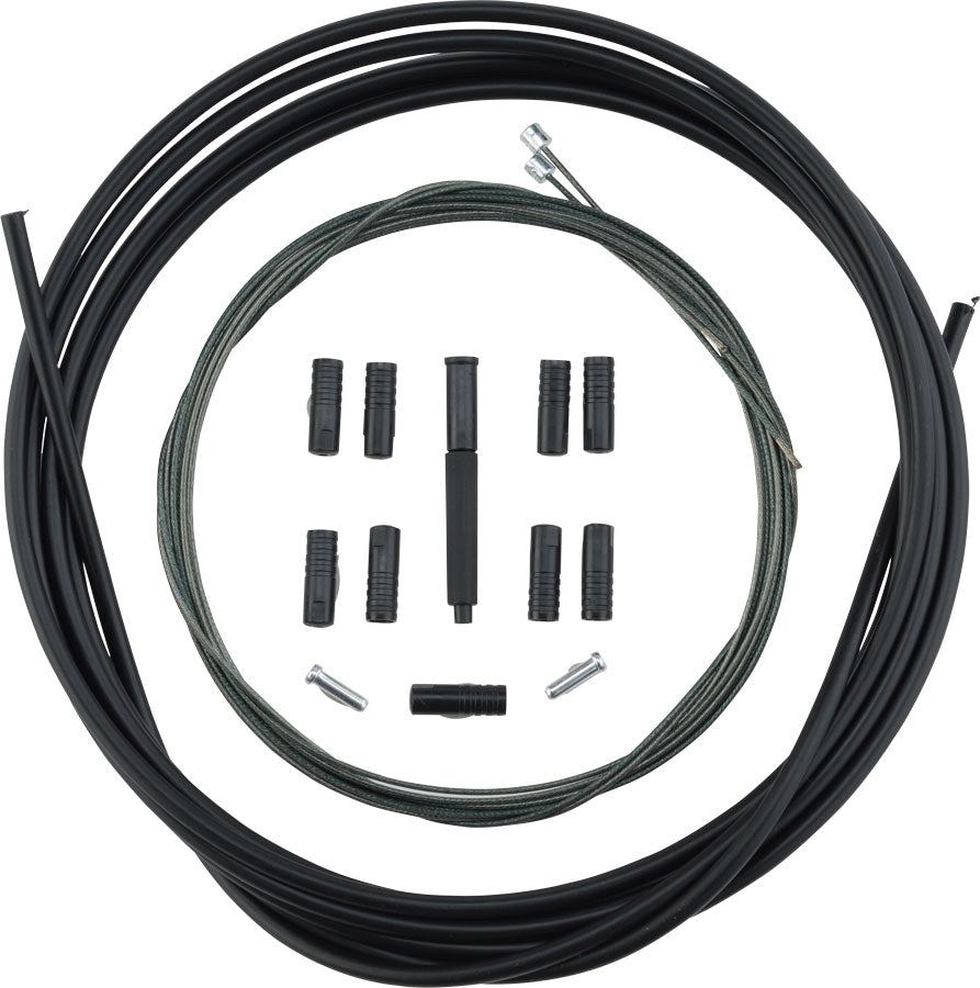 Shimano MTB Optislick Derailleur Cable and Housing Set Black