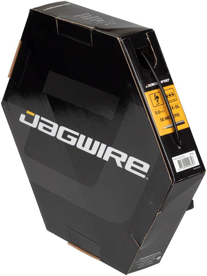 Jagwire 5mm Sport Derailleur Housing Slick-Lube Liner 50M File Box BLK