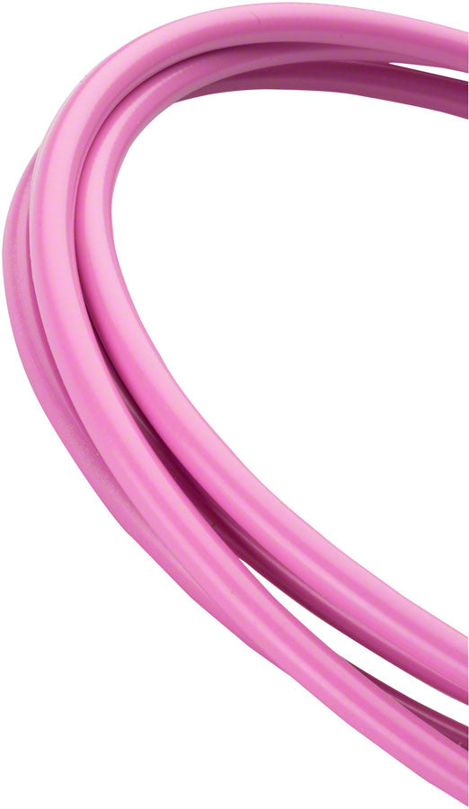 Jagwire 5mm Sport Brake Housing with Slick-Lube Liner 10M Roll Pink