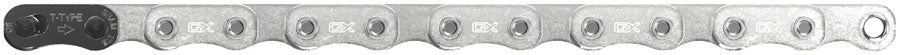 SRAM GX Eagle T-Type Flattop Chain - 12-Speed 126 Links Hollow Pin Includes PowerLock Connector Silver