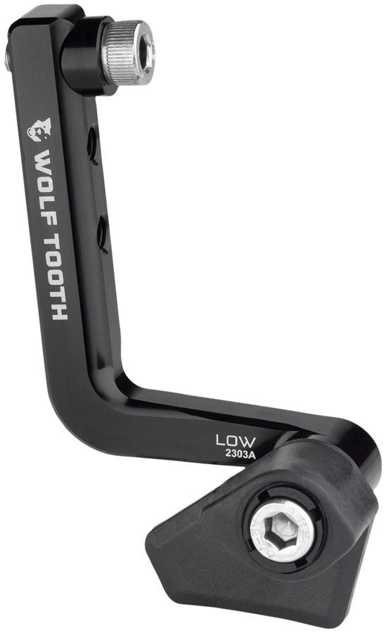 Wolf Tooth LoneWolf Aero Chainguide - 34t-52t Braze-On Low Mount Black - The Bike Hub