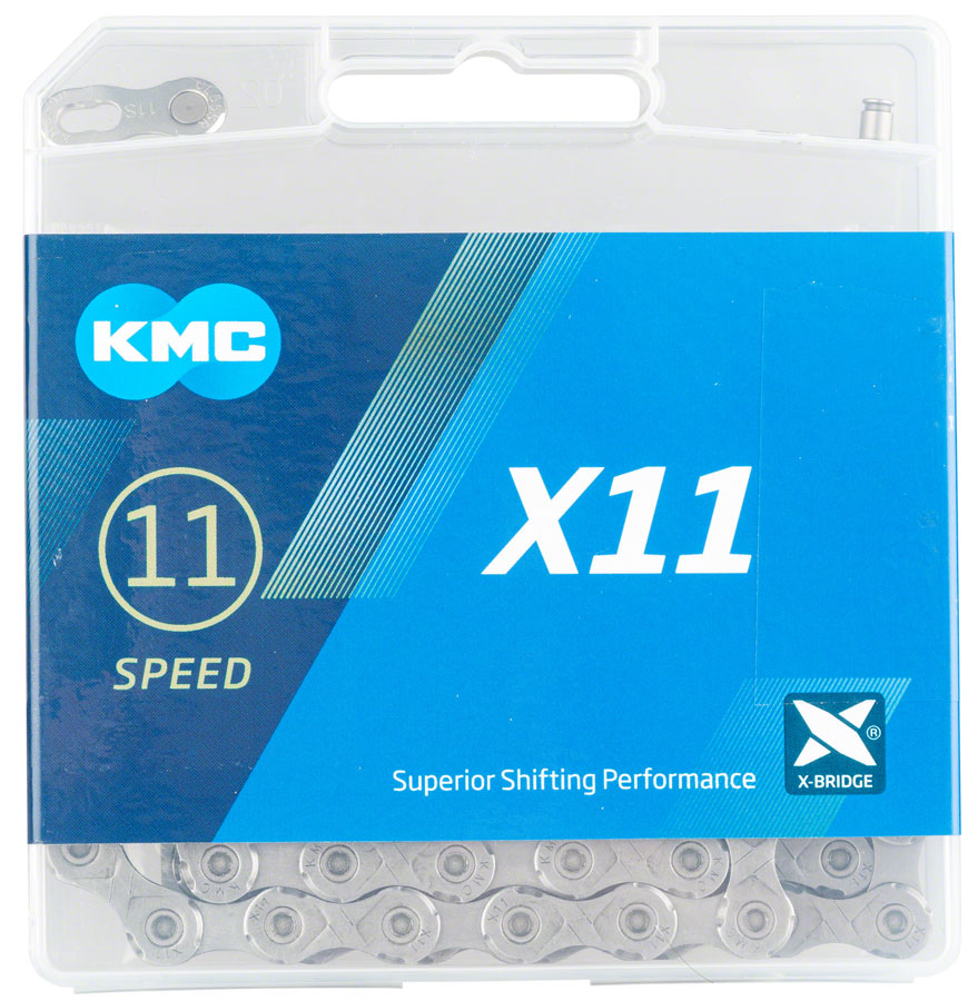 KMC X11 Chain - 11-Speed 118 Links Gray