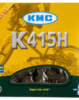 KMC 415H Chain - Single Speed 1/2" x 3/16" 98 Links Black