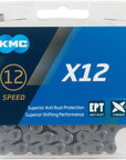 KMC X12 EPT Chain - 12-Speed 126 Links Gray