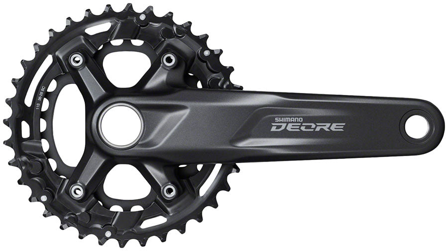 Shimano Deore FC-M5100-B2 Crankset - 170mm 11-Speed 36/26t 96/64 BCD Hollowtech II Spindle Interface BLK