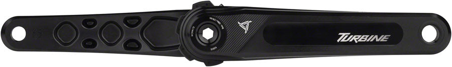 RaceFace Turbine Crankset - 165mm Direct Mount 143mm Spindle CINCH Interface 7050 Aluminum BLK - The Bike Hub