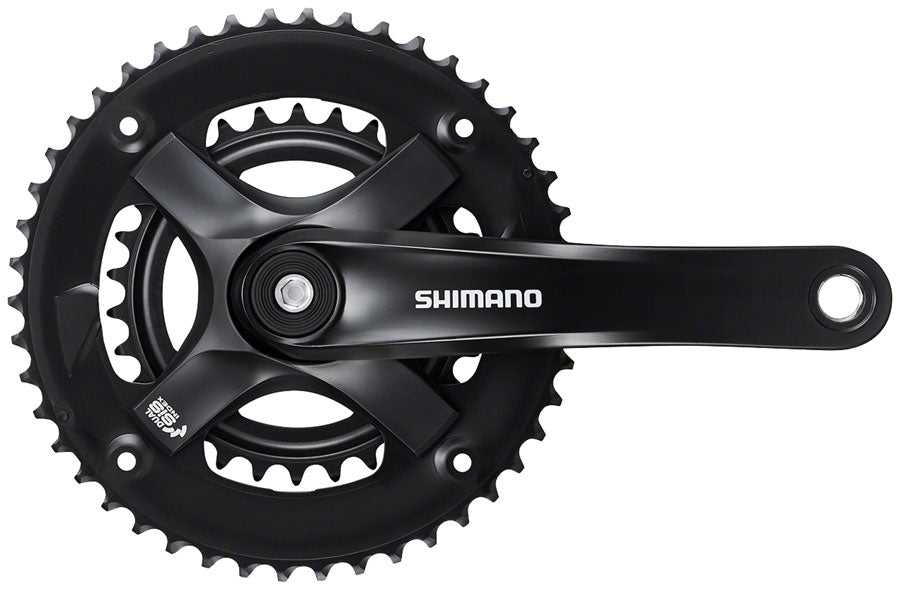 Shimano FC-TY-501-2 Crankset - 175mm 7/8-Speed 46-30t Riveted Square Taper JIS Spindle Interface BLK