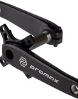 Promax HF-2 Crankset - 177.5mm 24mm Spindle 2-Piece Black