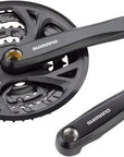 Shimano Acera FC-M371-L Crankset - 175mm 9-Speed 48/36/26t Riveted Square Taper JIS Spindle Interface BLK
