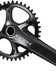 Shimano GRX FC-RX810-1 Crankset - 172.5mm 11-Speed 42t 110 BCD Hollowtech II Spindle Interface BLK - The Bike Hub