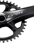 Shimano GRX FC-RX810-1 Crankset - 175mm 11-Speed 40t 110 BCD Hollowtech II Spindle Interface BLK