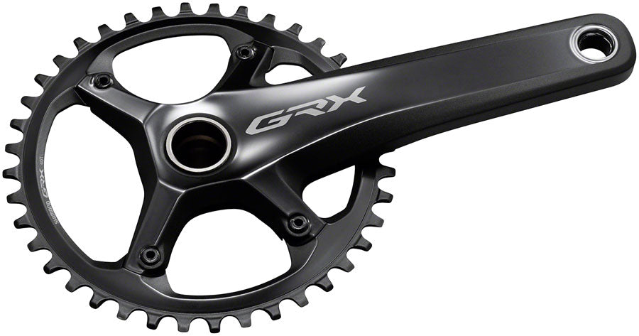 Shimano GRX FC-RX810-1 Crankset - 170mm 11-Speed 40t 110 BCD Hollowtech II Spindle Interface BLK