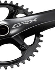 Shimano GRX FC-RX810-1 Crankset - 170mm 11-Speed 42t 110 BCD Hollowtech II Spindle Interface BLK - The Bike Hub