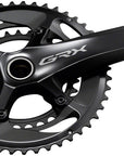 Shimano GRX FC-RX810-2 Crankset - 172.5mm 11-Speed 48/31t 110/80 BCD Hollowtech II Spindle Interface BLK - The Bike Hub