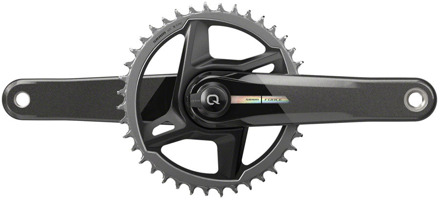 SRAM Force 1 AXS Wide Power Meter Crankset - 175mm 12-Speed 40t Direct Mount DUB Spindle Interface Iridescent Gray D2