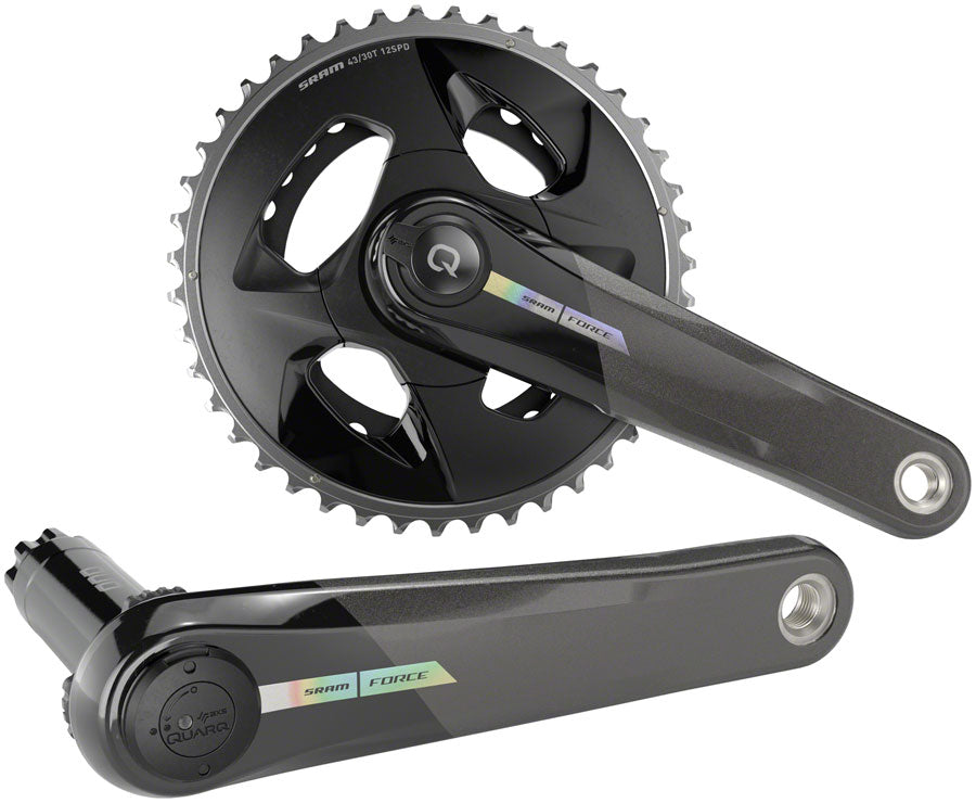 SRAM Force AXS Wide Power Meter Crankset - 170mm 2x 12-Speed 43/30t 94 BCD DUB Spindle Interface Iridescent Gray D2