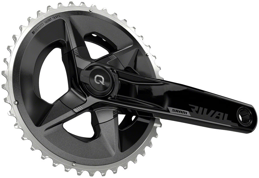 SRAM Rival AXS Wide Power Meter Crankset - 165mm 12-Speed 43/30t Yaw 94 BCD DUB Spindle Interface BLK D1