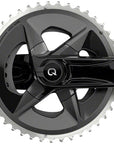 SRAM Rival D1 Quarq Wide 2x Power Meter Crankset Speed: 12 Spindle: 28.99mm BCD: 94mm 43/30 DUB 160mm Black Road Disc