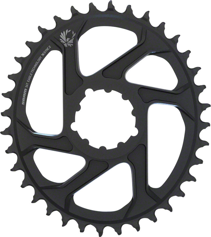 SRAM X-Sync 2 Eagle Direct Mount Oval Chainring - 34 Tooth 3mm Boost Offset 12-Speed BLK