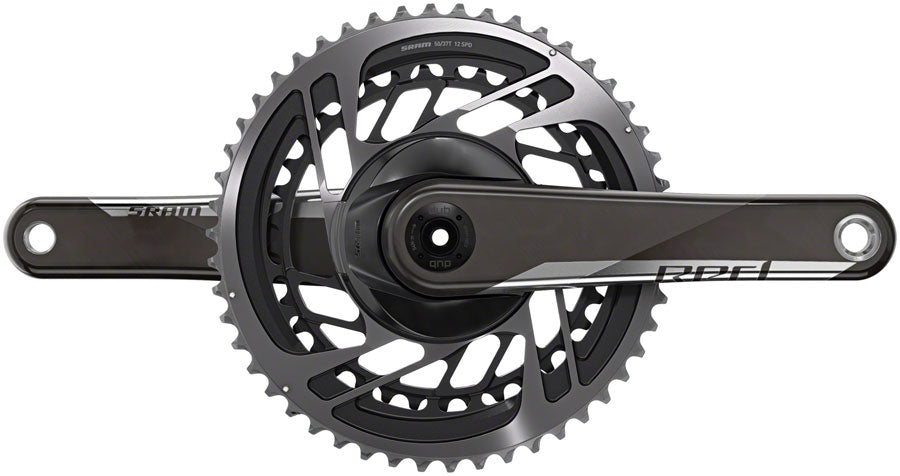 SRAM RED AXS Crankset - 175mm 12-Speed 48/35t Direct Mount DUB Spindle Interface Natural Carbon D1