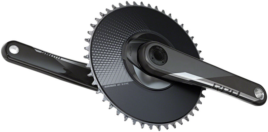 SRAM Red 1 AXS Crankset Speed: 12 Spindle: 28.99mm BCD: Direct Mount 48 DUB 172.5mm Black Road