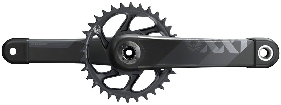 SRAM XX1 Eagle DUB Crankset Speed: 11/12 Spindle: 28.99mm BCD: Direct Mount 34 DUB 170mm Cannondale AI Black