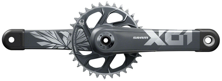 SRAM X01 Eagle DUB C3 Crankset Speed: 11/12 Spindle: 28.99mm BCD: Direct Mount 32 DUB 165mm Red SuperBoost+